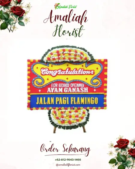 Sewa Papan Bunga Pakisjajar